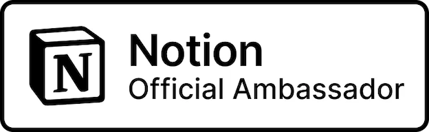 Offical Notion Ambassador logo